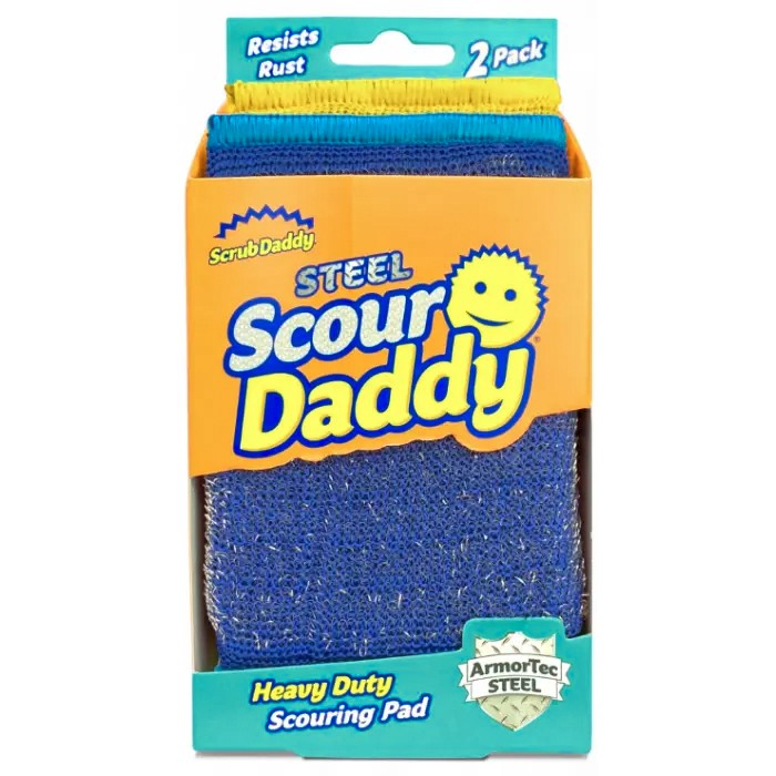 Губка-скрабер Scrub Daddy з нержавіючою сталлю, 2 шт (023344/130270) - 